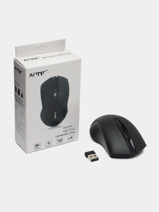 Simsiz sichqoncha va ovozsiz, 2.5G va Bluetooth, Metoo w100, w200, w300