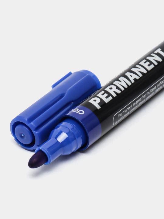 Перманентный маркер Deli EU217-BL, 1.5 мм, BLUE
