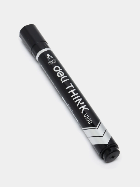 Doimiy marker (qora), Deli EU10020 - 