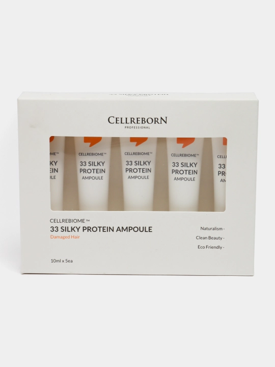 Shikastlangan sochlar uchun sarum "Cellreborn Cellrebiome Shikastlangan", 10ml х 5 dona - 
