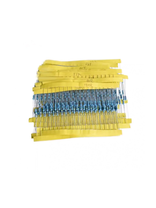 Rezistorlar to'plami, 30 xil, har biri 20 dona, 1/4 Vt - 
