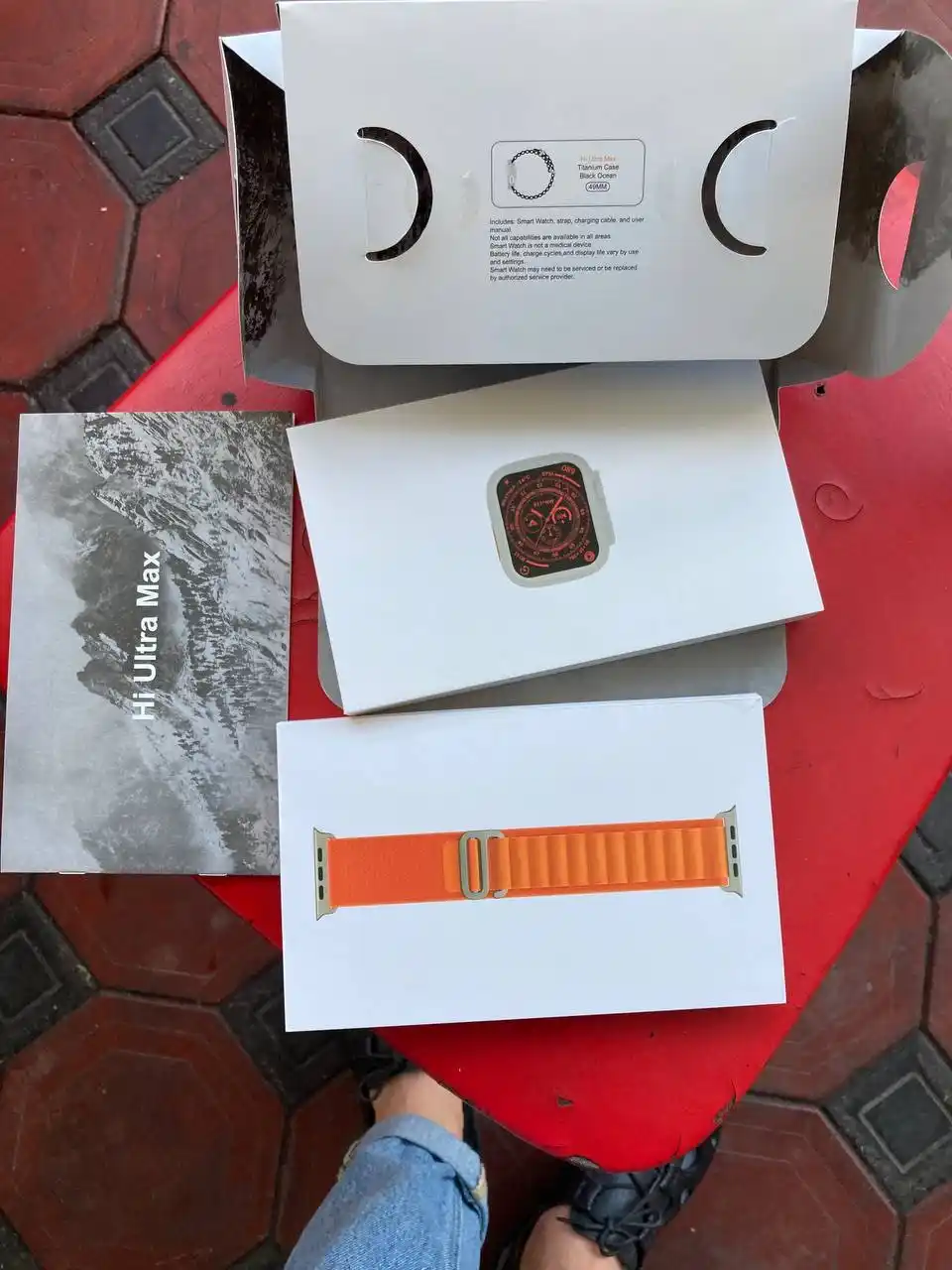 Aqlli soat Smart Watch Hi Ultra Max, 49 mm + 2 tasma