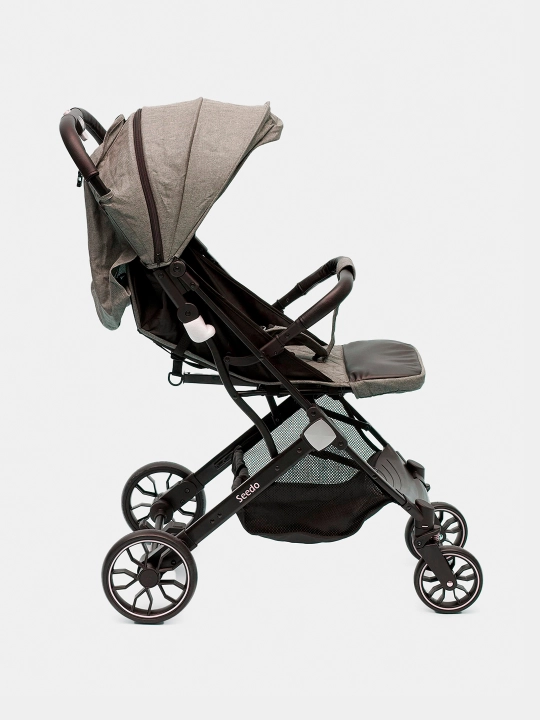 Коляска Seedo Stroller S8, с нижней корзиной и теплосберегающим чехлом