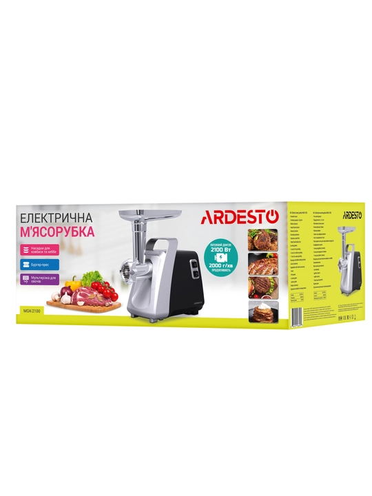 Go'sht maydalagich Ardesto MGK-2100 - 2100 Vt/2.0 kg-min/4 qirg'ich