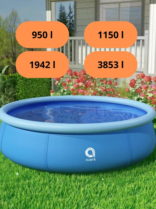 Puflanadigan basseyn, o‘lchamlari 950 litr - 3853 litr - 