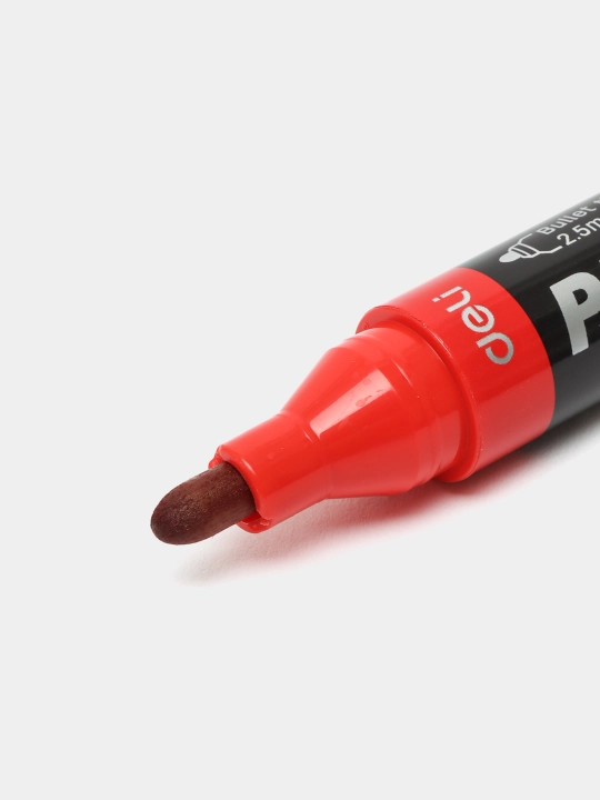 Permanent marker, 2.5 mm, RED EU216-RD