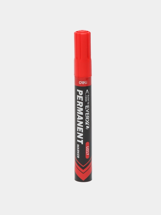 Deli EU217-RD doimiy marker, qizil, 1,5 mm - 