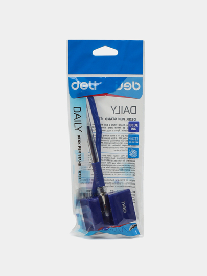Ручка настольная гелевая синяя, Deli E6791blue - 