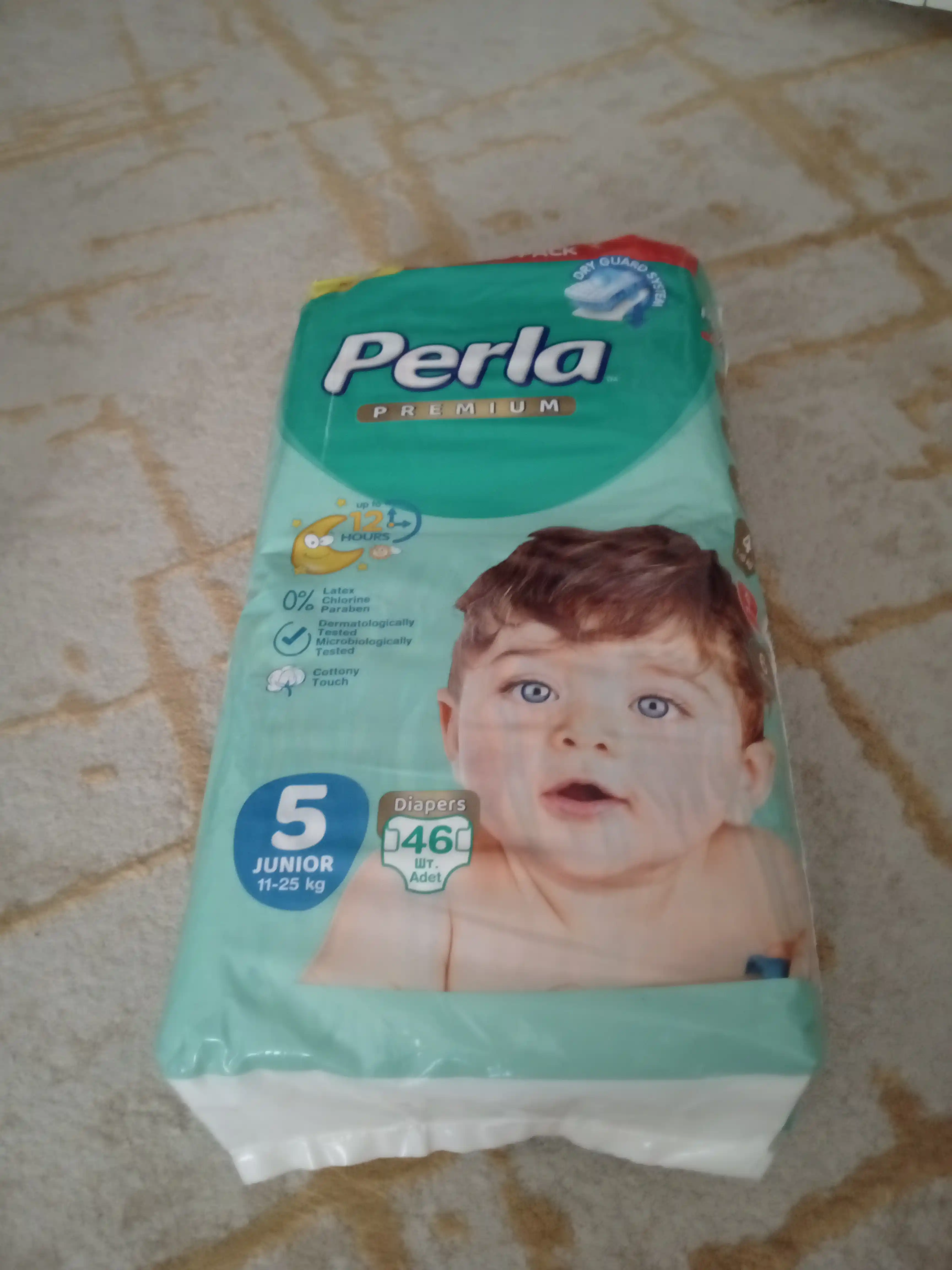 Детские подгузники Perla 5, 11-25 кг, 46 шт