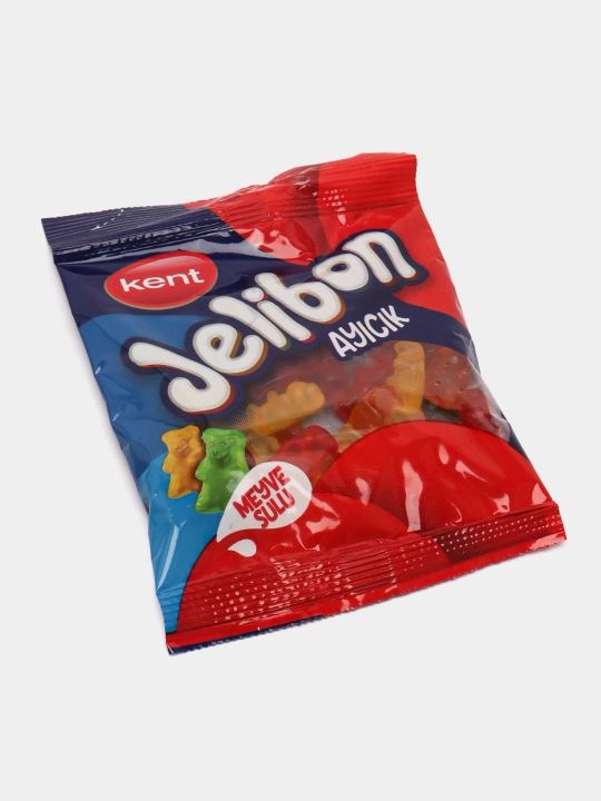 Жевательный мармелад Kent Jelibon Фрукты с плюшевым медведем 80gr
