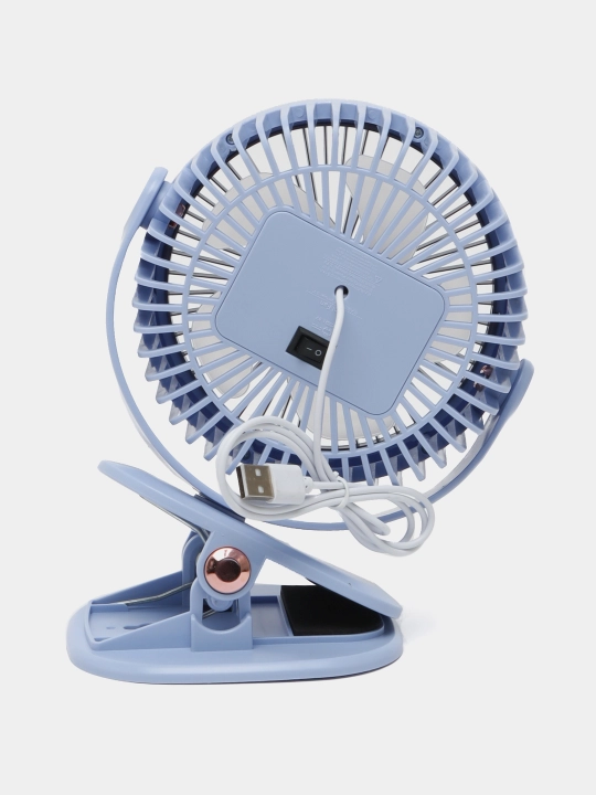 Mini ventilyator, stol ustiga, qisqichli - 