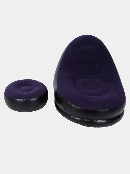 Кресло надувное Empire Chair Intex, с прозрачной отделкой