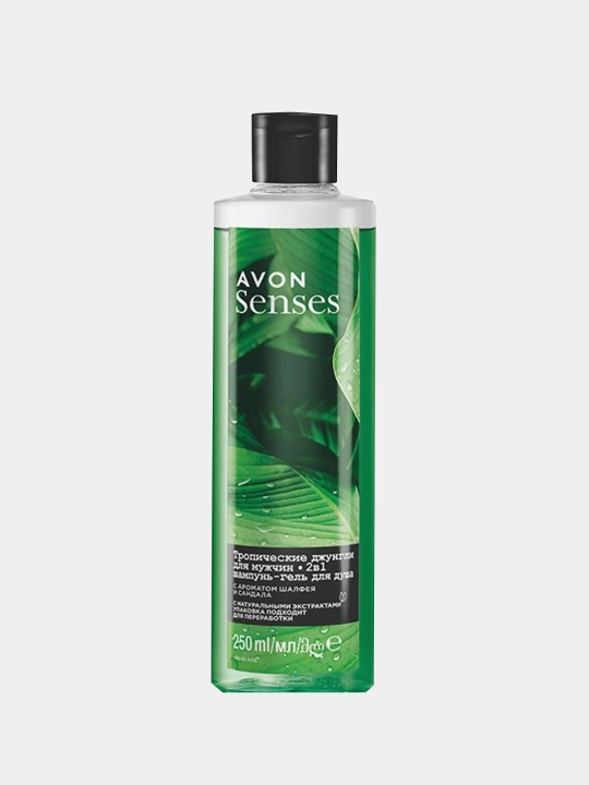Shampun-gel Avon, tropik o'rmon, 250 ml