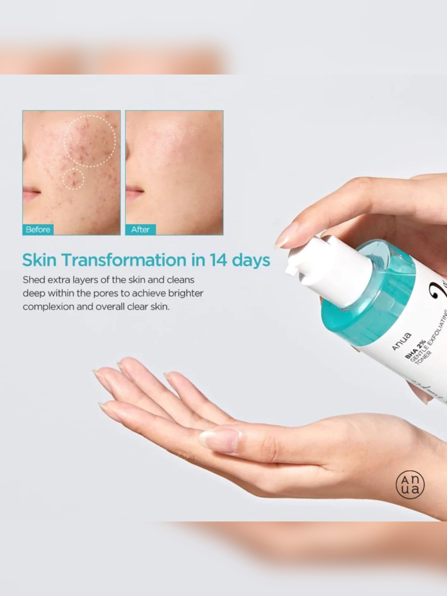 Anua gentle exfoliating