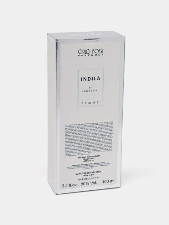 Ayollar uchun parfyumlangan suvi Indila Femme Carlo Bossi, 100 ml