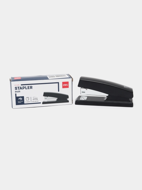 Deli E0425 stapleri, 24/6, 26/6, 25 varaqli, qora - 