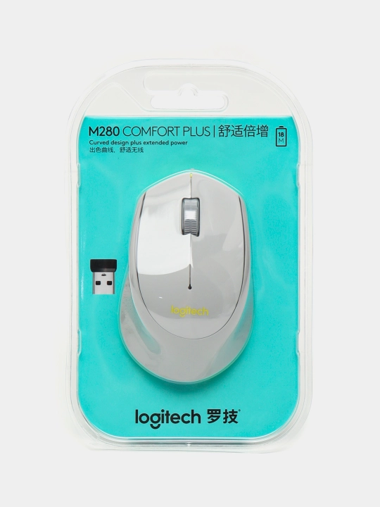 Беспроводная мышь Logitech M280, удобное устройство