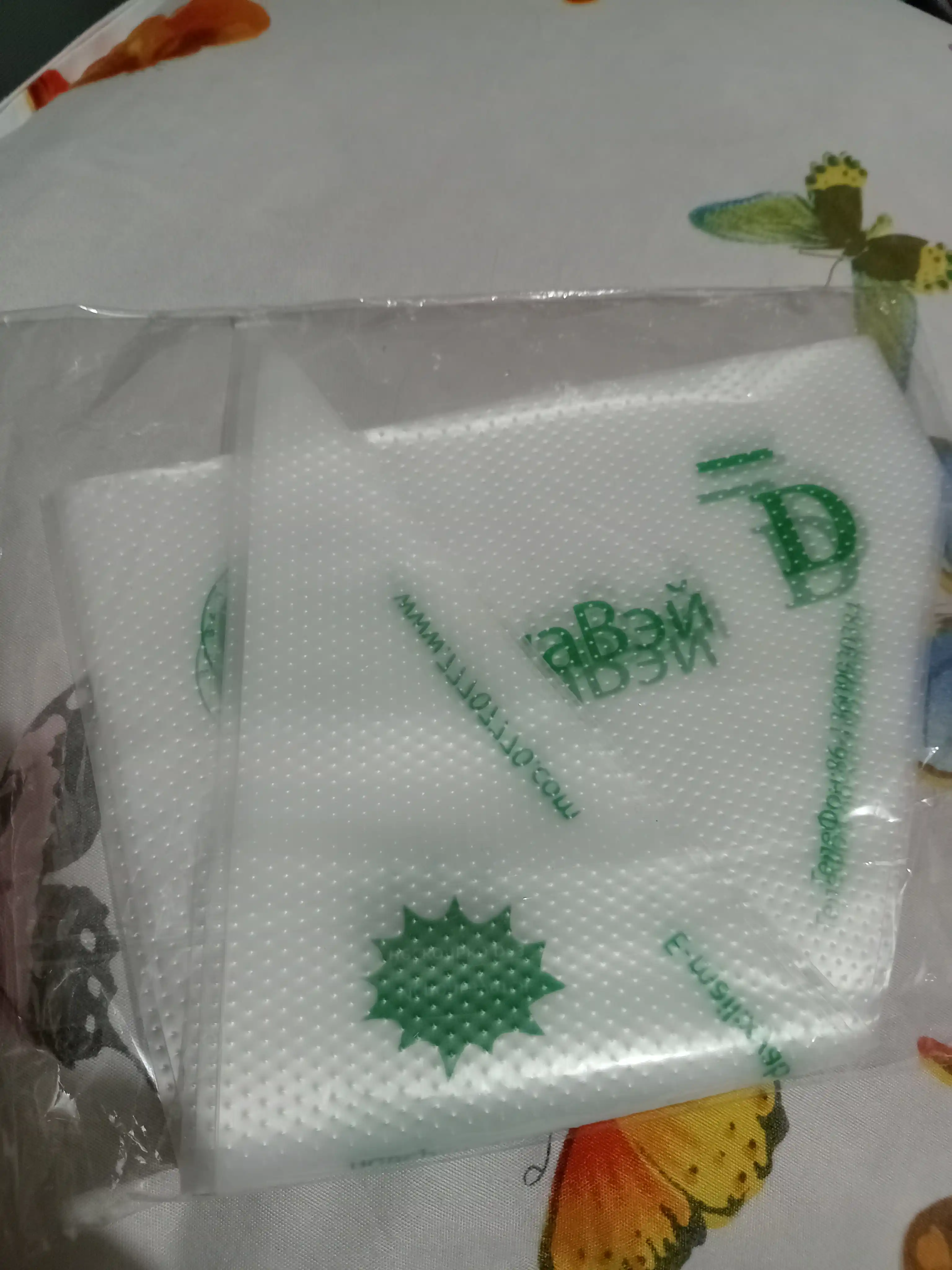 Qandolat paketlari, krem uchun, bir martalik, 10 dona