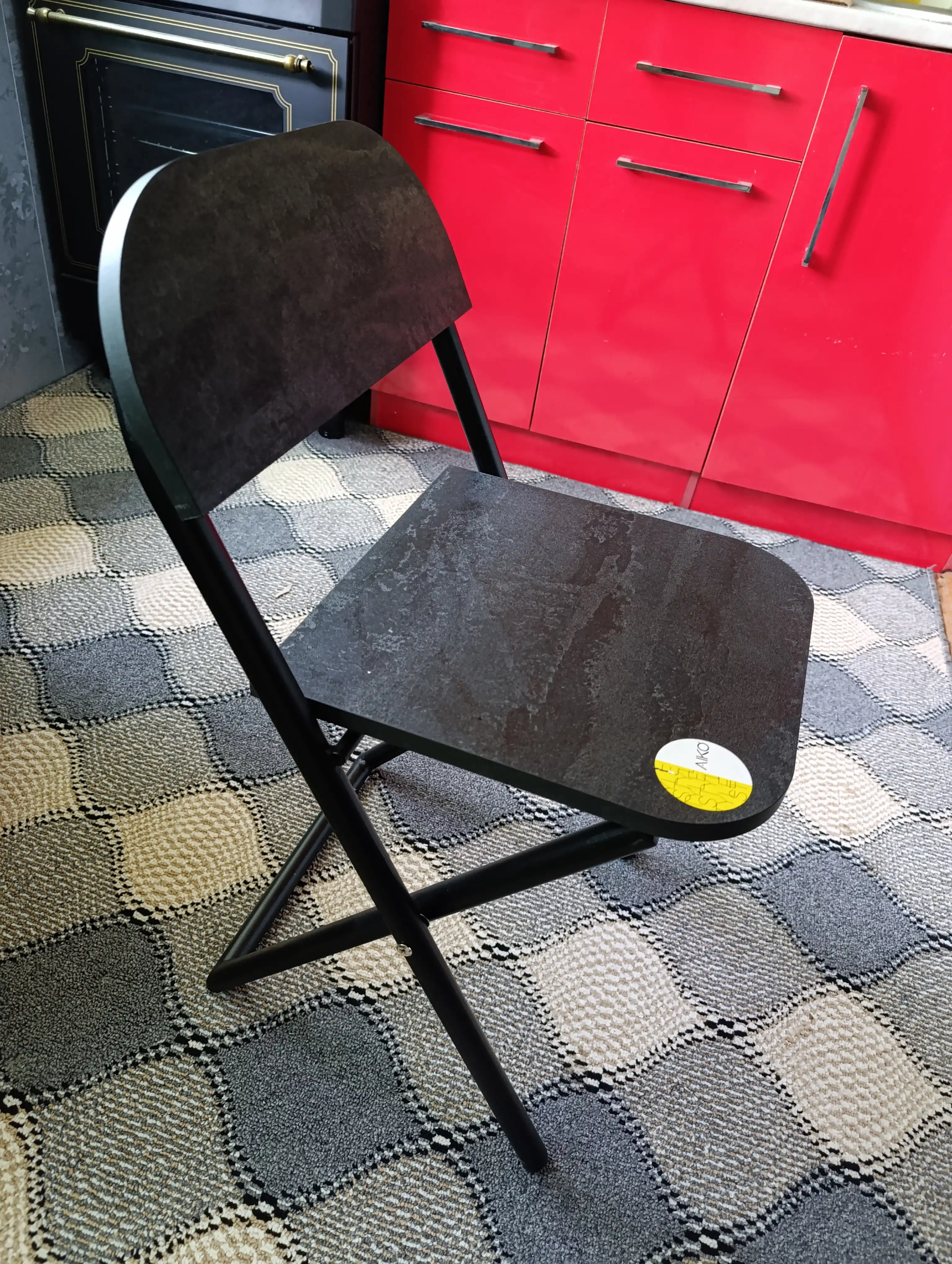 Yig‘ma stul AIKO Fold, uy, ofis va o‘qish uchun, portativ stuli, qo'lda, 41 x 44 x 75 sm