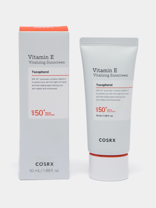 Восстанавливающий солнцезащитный крем, с витамином Е Cosrx Vitamin E, 50 мл
