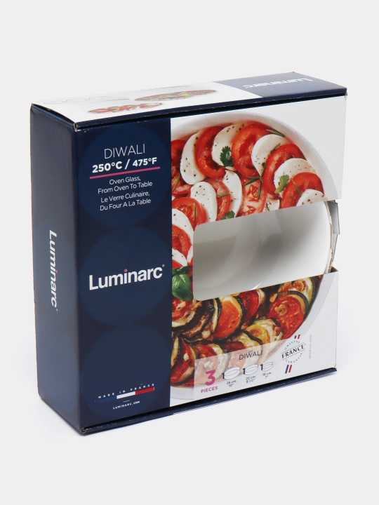 Набор форм для запекания Luminarc Smart Cuisine Diwali, 3 штуки