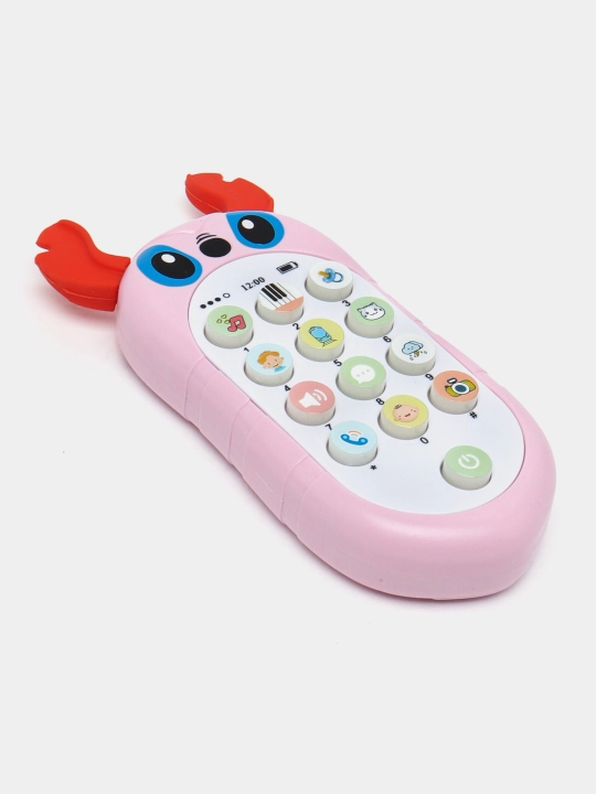 Игрушечный телефон с музыкой, развивающий, детский - 