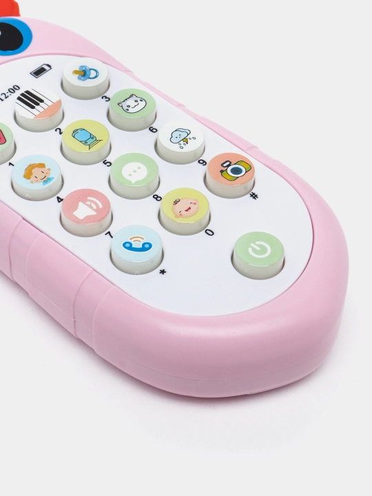 Игрушечный телефон с музыкой, развивающий, детский
