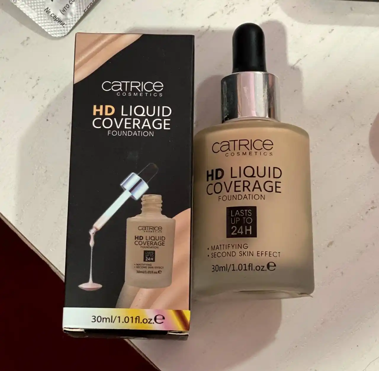 Tonal krem, suyuq asos, teri rangini tekislaydi, yuqori chidamlilik, 30 ml