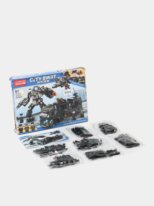 Cities va Overwatch konstruktori, Lego bilan mos keladigan, bolalar uchun o'quv o'yinchoq