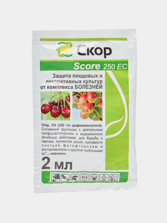 Skor meva va manzarali ekinlarni kasallik kompleksidan himoya qilish, 2 ml