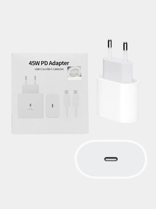 Быстрая зарядка 45W Type-C, зарядка для смартфона