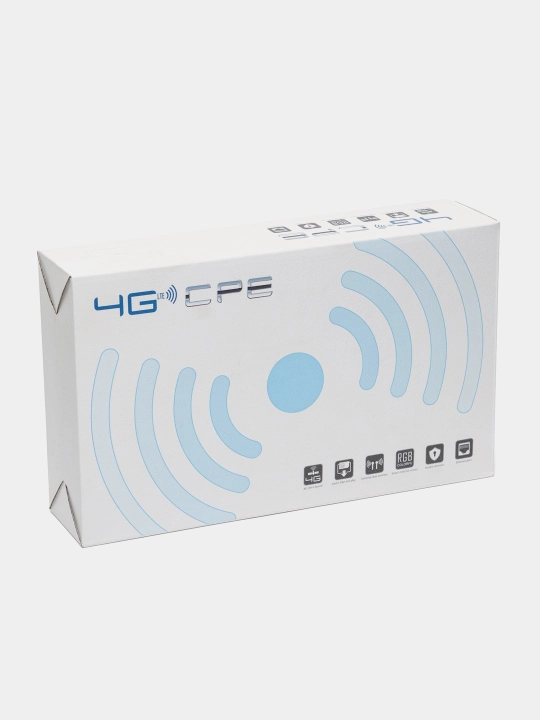 4G Wi-Fi router, SIM-karta bilan ishlaydigan 4G modem CPE-903B, batareyali 4 ta antenna - 