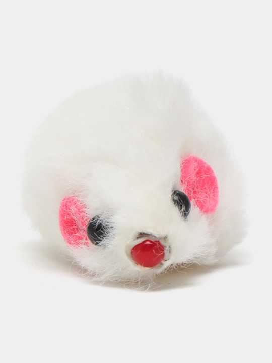 Мышь из натурального меха, игрушка для кошек и котят - 