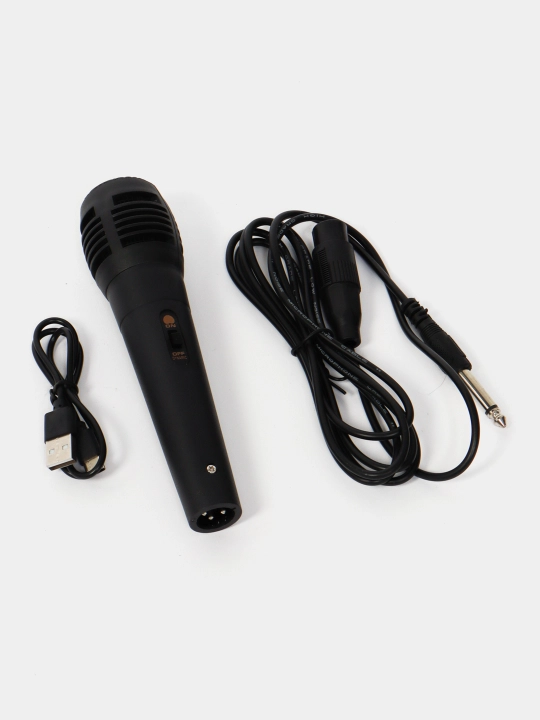 Karaoke kolonka Bluetooth Soonbox S7, FM Radio va simli mikrofoni bilan