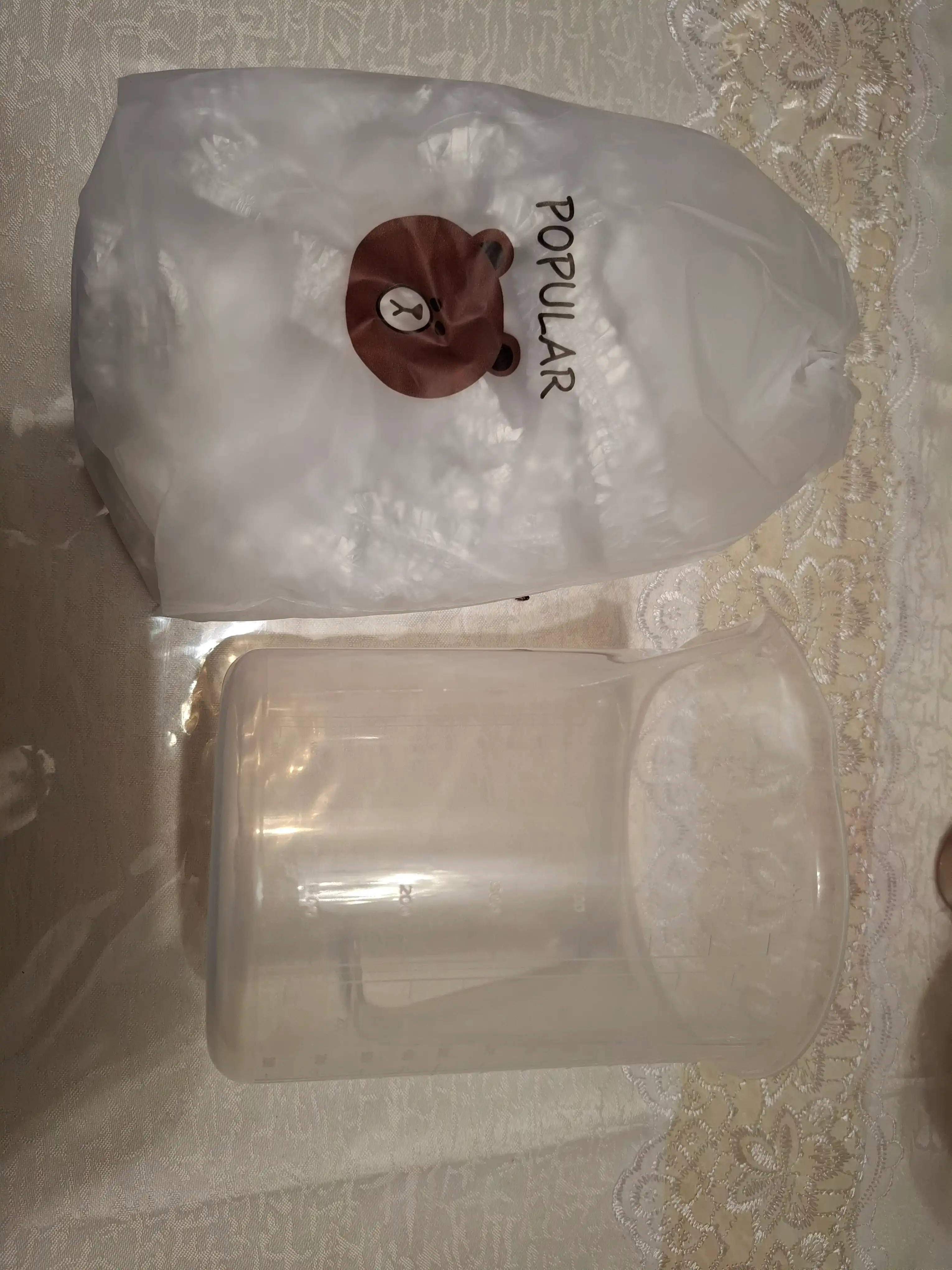 O'lchov stakan, plastik krujka