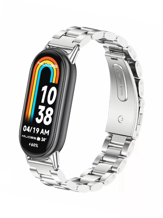 Металлический ремешок для Xiaomi Mi Band 8, 9 и 10 - 