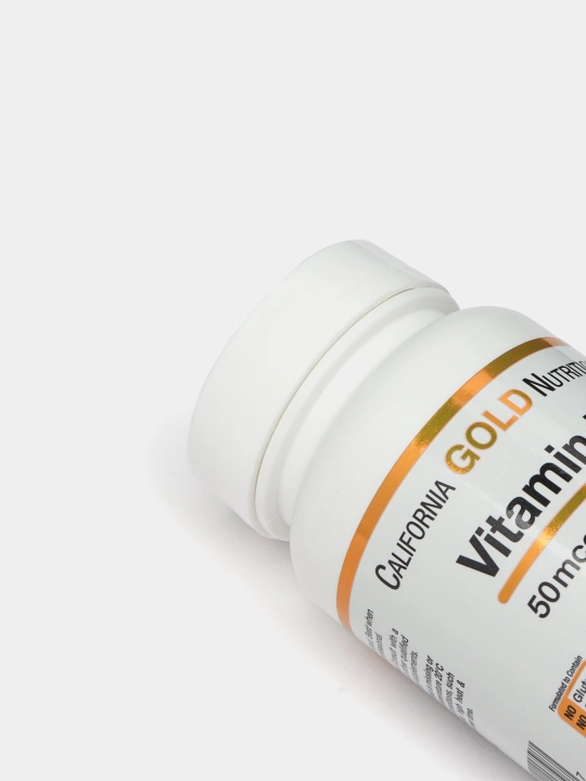 Витамин D3 California Gold Nutrition, 50 мкг 2000 IU МЕ, 90 капсул