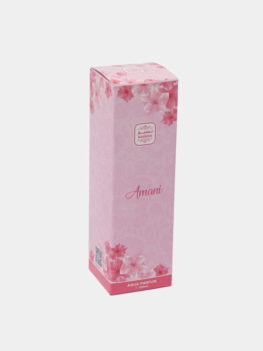 Ayollar uchun spirtsiz parfyumlangan suv lamsa, Bushra, Sadaat - Dubai, Amani, 100 ml