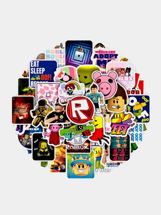 Vinil stikerlar "Roblox" tasodifiy, 10 dona