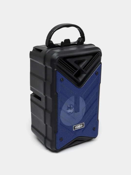 Караоке колонка Bluetooth Soonbox С7, с FM-радио и проводным микрофоном