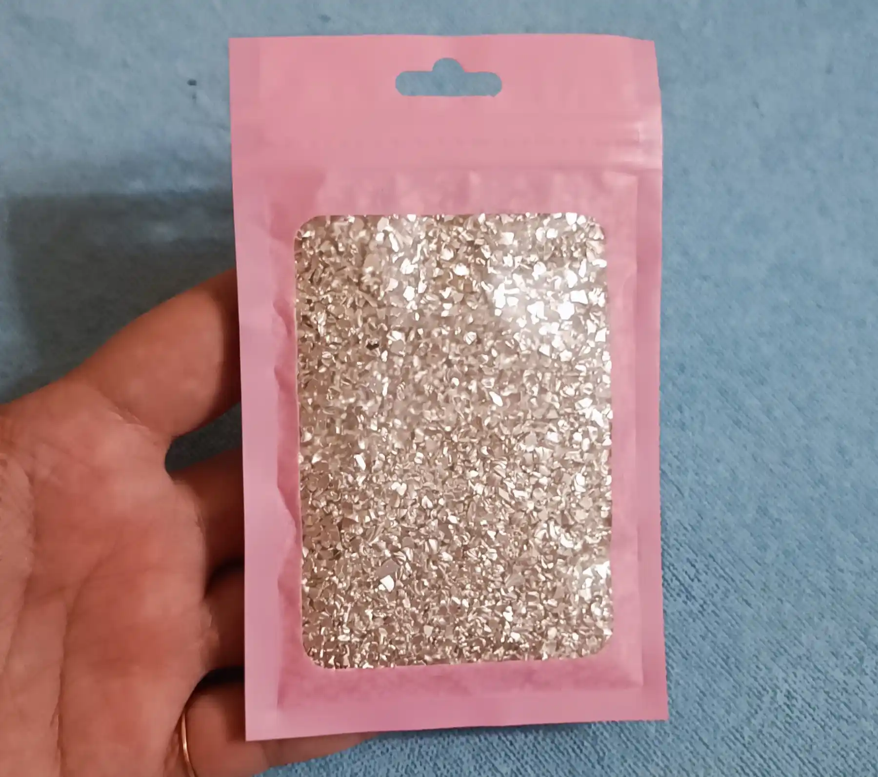 Gips uchun, epoksi smolasi uchun shisha toshlar, dekorativ toshlar, 50 gr