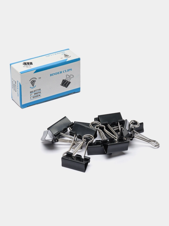 Qogoz qisqichi Binder clips 1pc, 3pc, 5pc