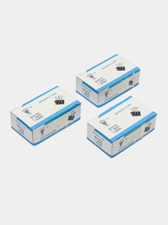 Qogoz qisqichi Binder clips 1pc, 3pc, 5pc