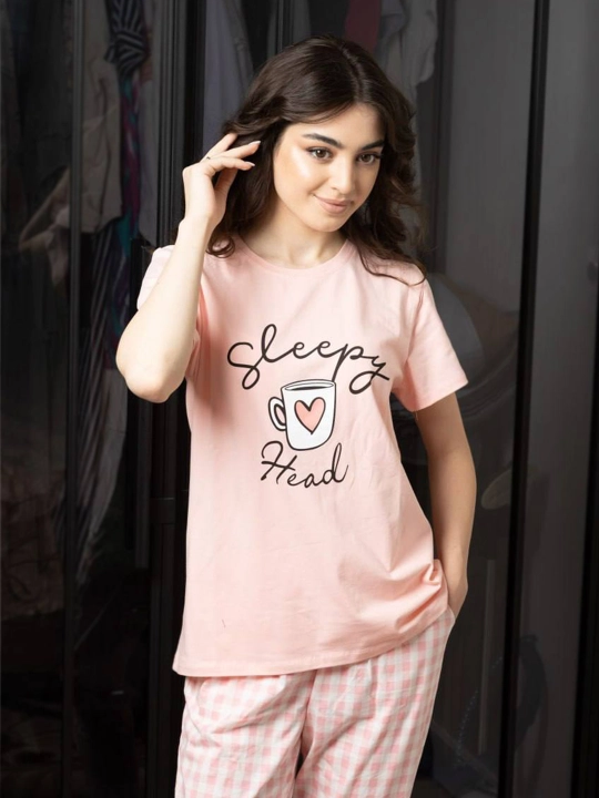 Ayollar uchun ikki qismli pijama - 
