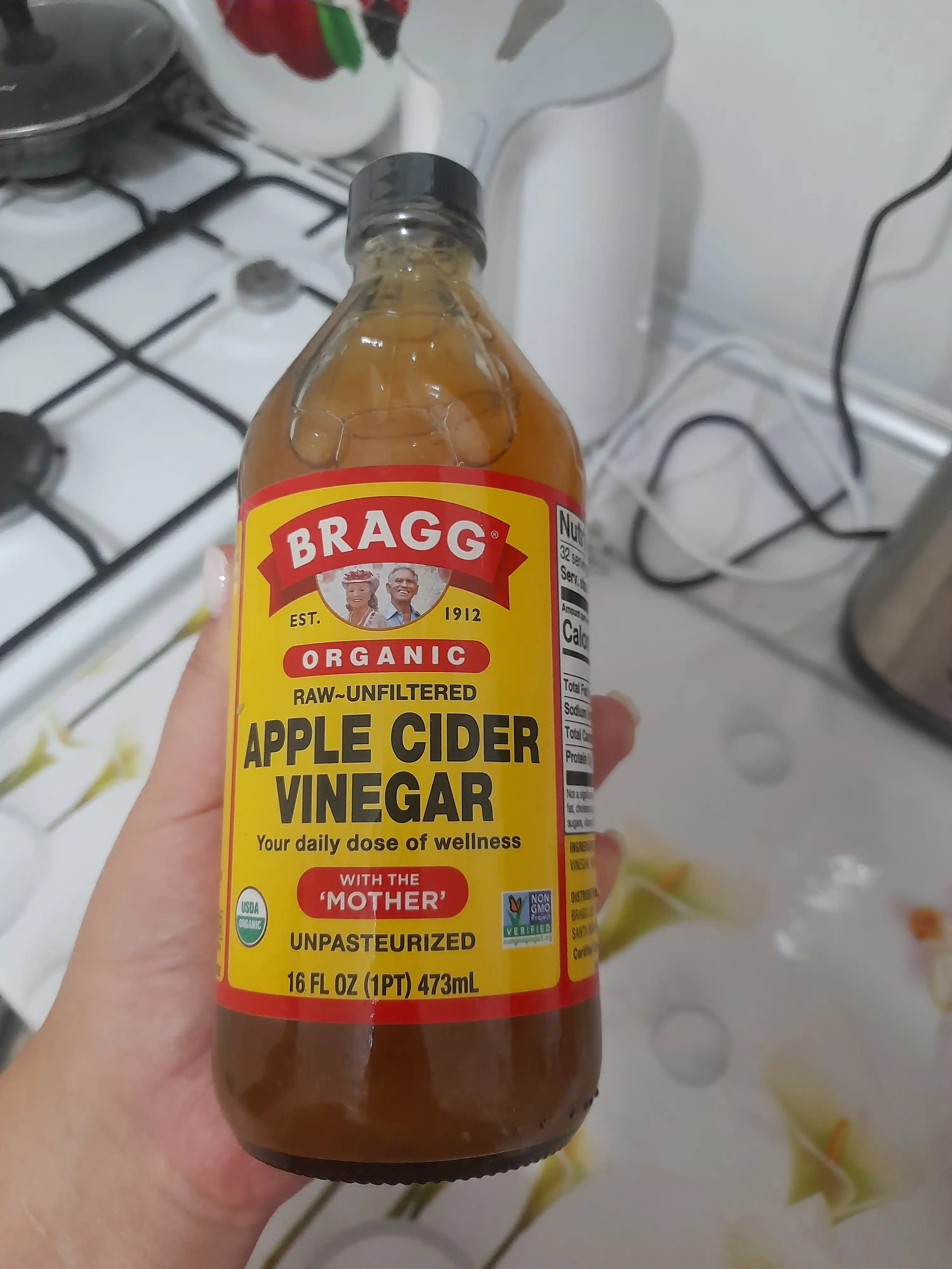 Bragg, organik olma sirkasi, filterlanmagan, Organic Apple Cider Vinegar, 473 ml