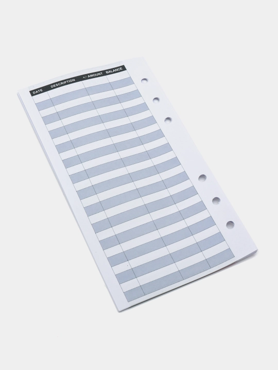 Pul yig'ish, rejalash uchun planner, budjet planner, A6