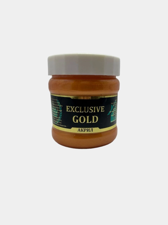 Глянцевая акриловая краска по ткани "EXCLUSIVE GOLD", 150 г - 