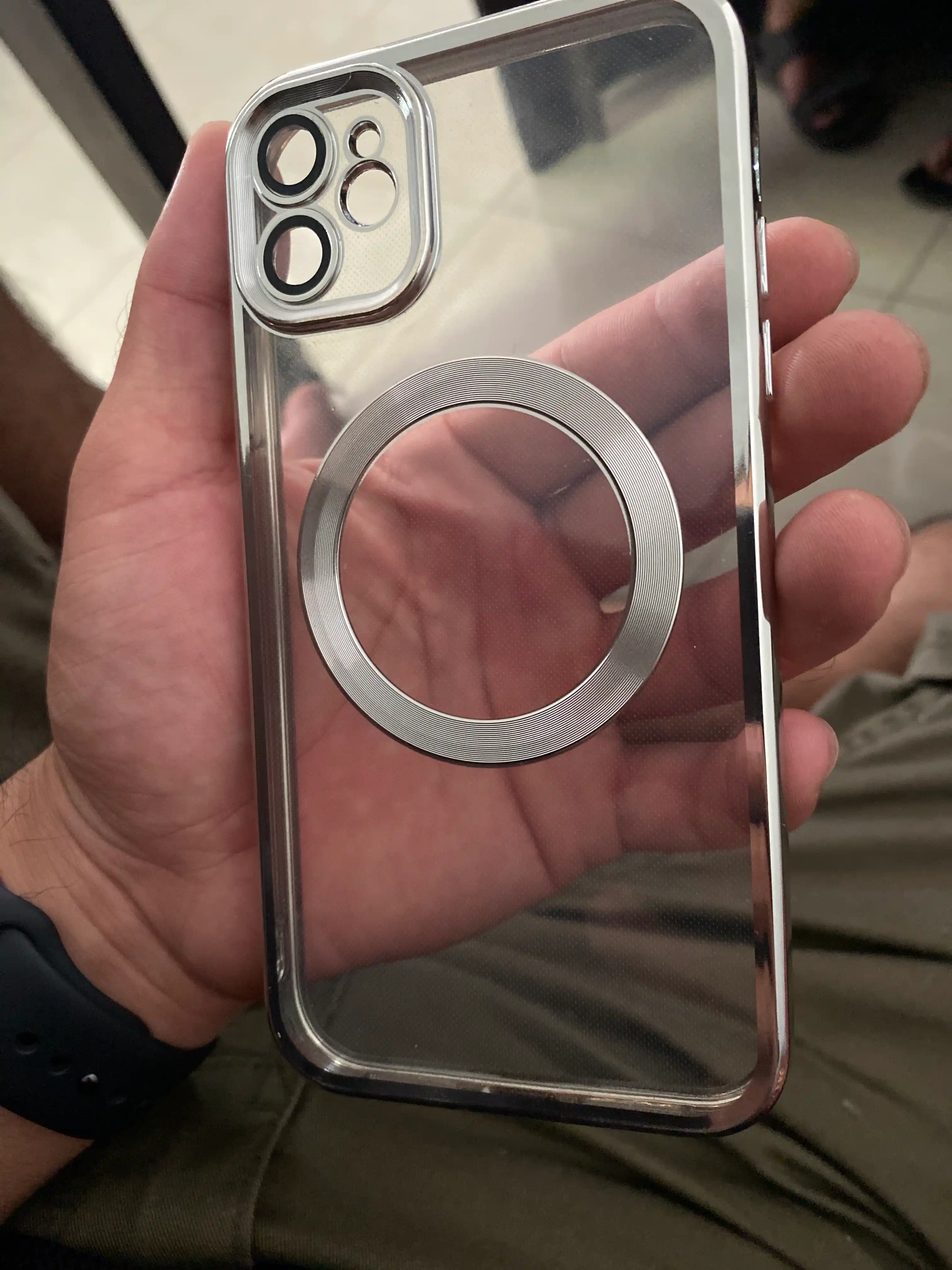 Чехол MagSafe iPhone 11 12 13 14 / Pro Max / Plus прозрачный магнитный