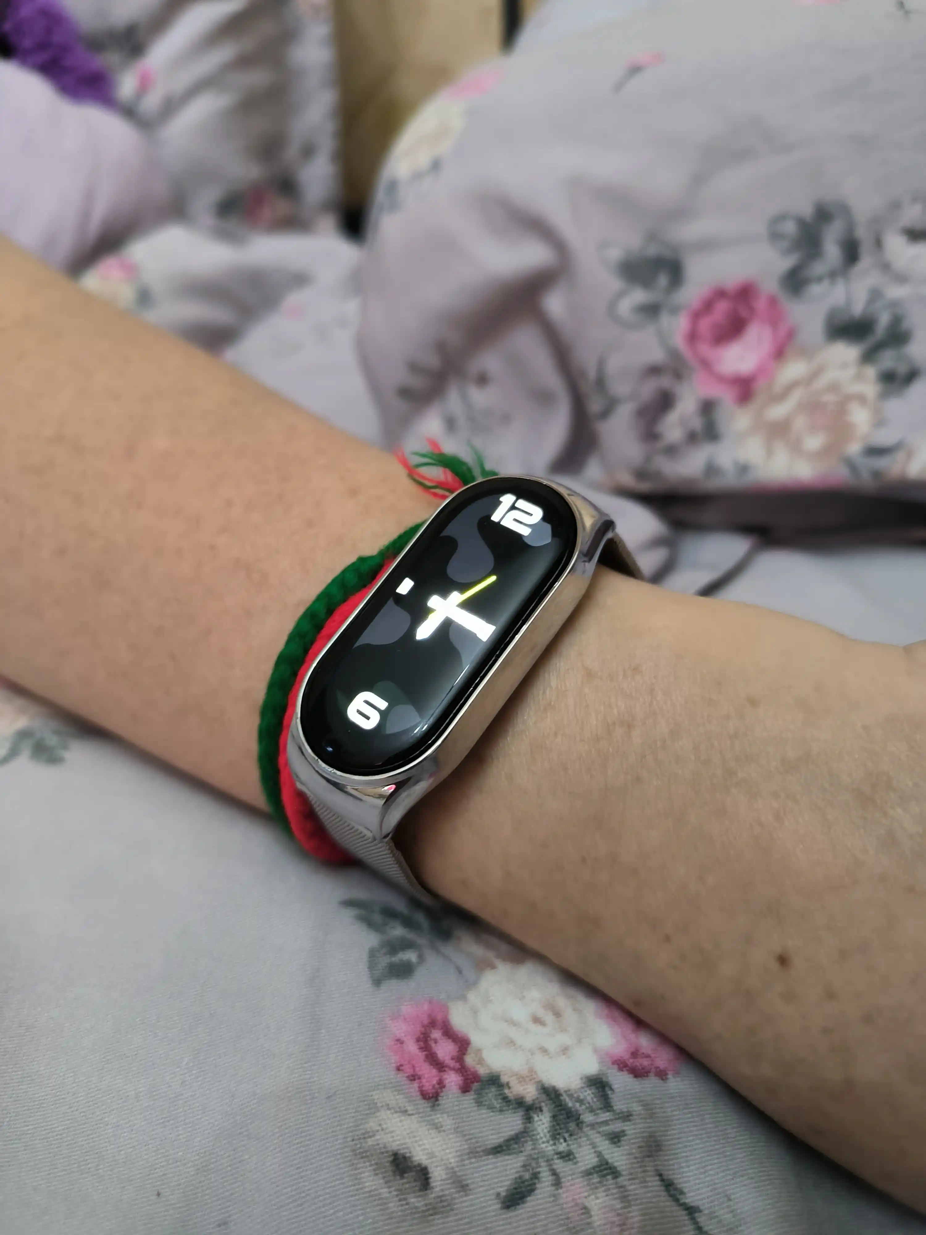 Ремешок для Xiaomi Mi Band 3/4/5/6/7/8, металлический, миланская петля