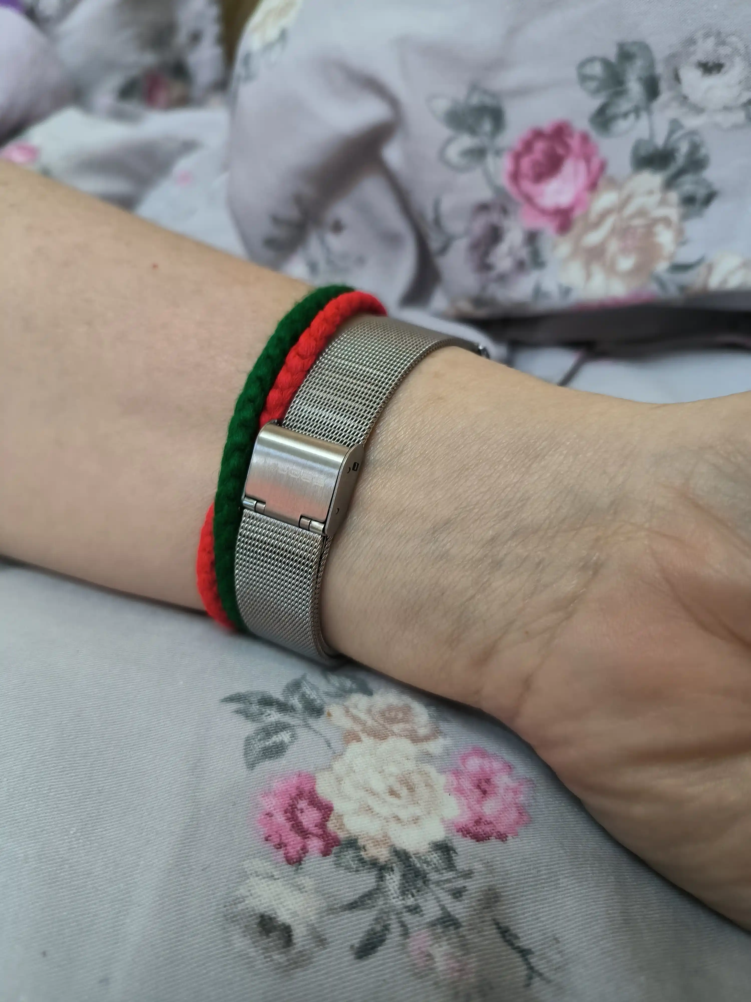 Ремешок для Xiaomi Mi Band 3/4/5/6/7/8, металлический, миланская петля